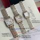replica cartier panthere large size two tone rose gold white face quartz watch (6)_th.jpg